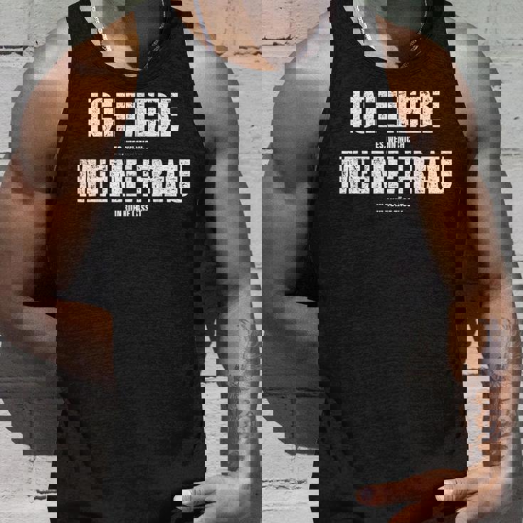 Herren Ich Liebe Meine Frau Ehemann Sarkasmusalentinstag Spruch Tank Top Geschenke für Ihn
