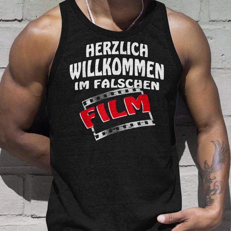 Herzlich Willkommen Im False Film S Tank Top Geschenke für Ihn