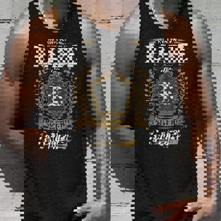 Het Is Een Rabe Ding Je Zou Het Niet Begrijpen Rabe Naam Tank Top Geschenke für Ihn