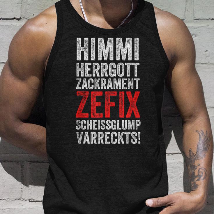 Himmi Herrgottzackramentzefixscheissglumpvarreckts Tank Top Geschenke für Ihn