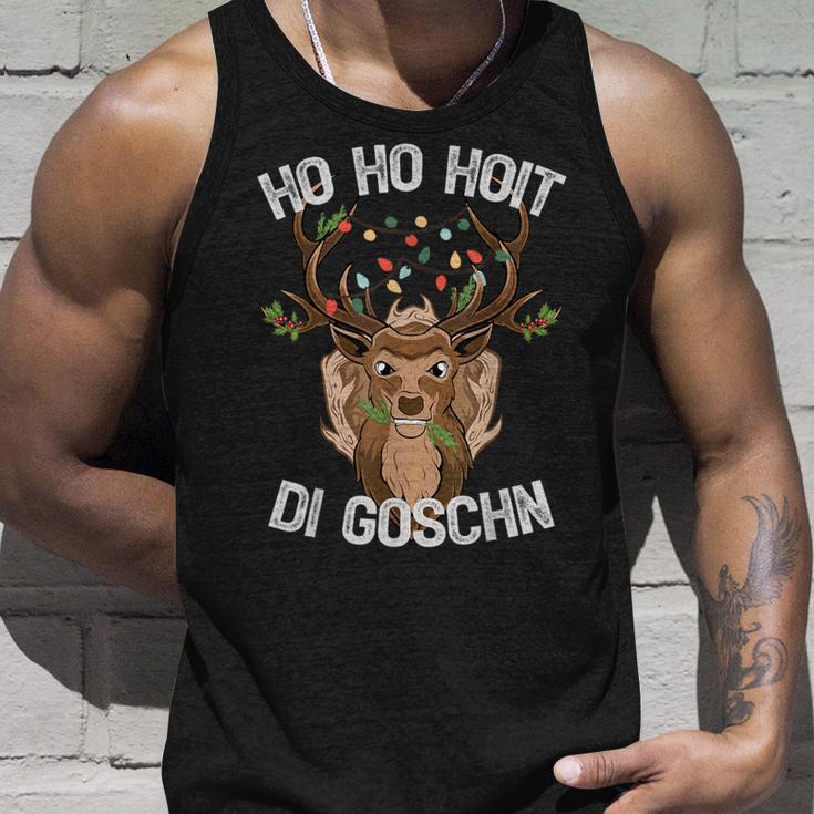 Ho Ho Hoit Di Goschn Weihnachten Ugly Christmas Tank Top Geschenke für Ihn