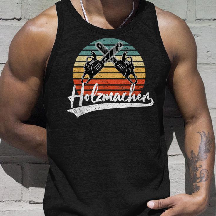 Holzfäller Holzflüsterer Chainsaw Tree Cutter Chainsaw Tank Top Geschenke für Ihn