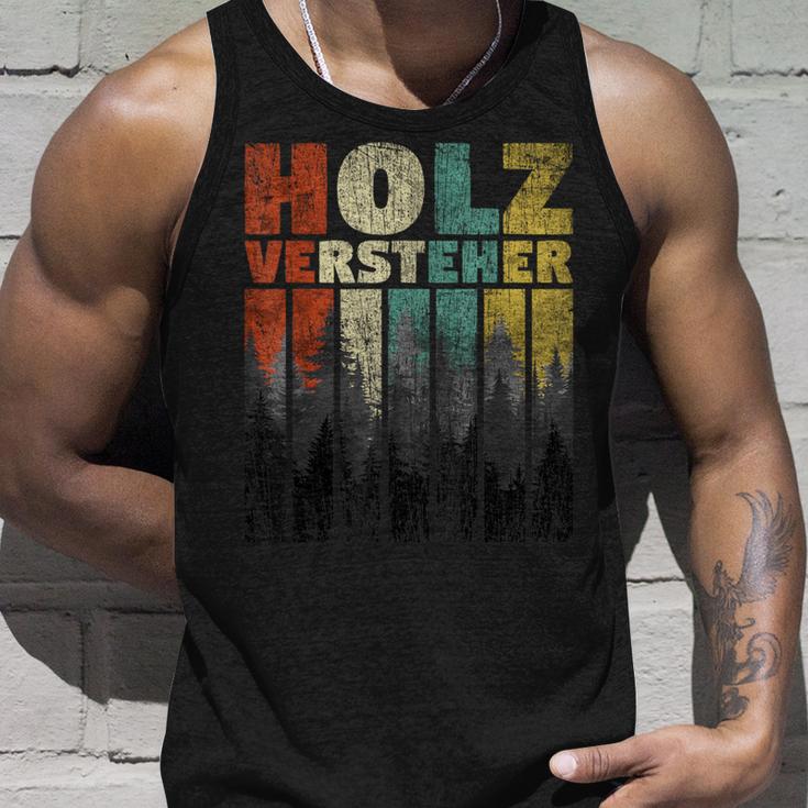 Holzverversteher Brennholz Holz Machen Burnholz Holz Machen Tank Top Geschenke für Ihn