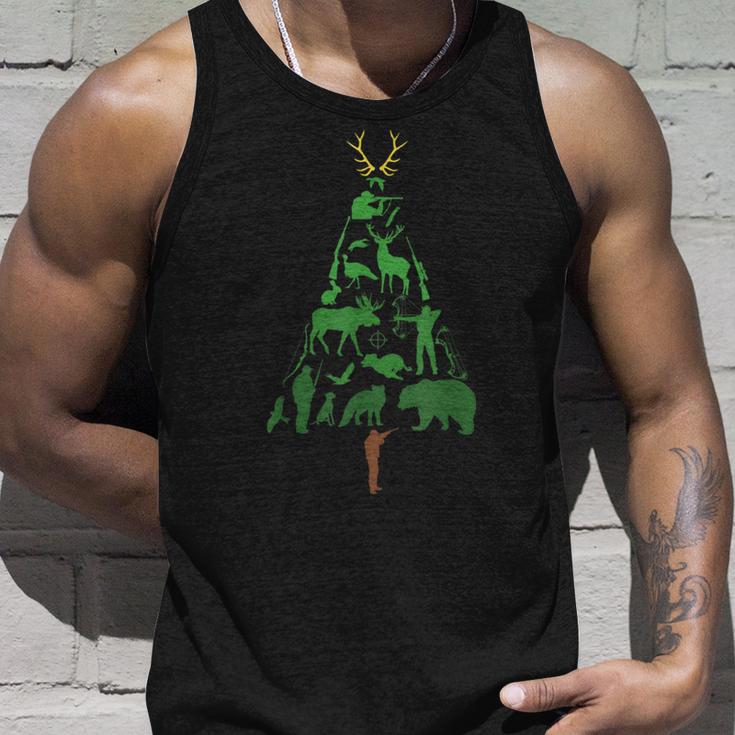 Hunter Hunting Christmas Tree Christmas Outfit Christmas Tank Top Geschenke für Ihn