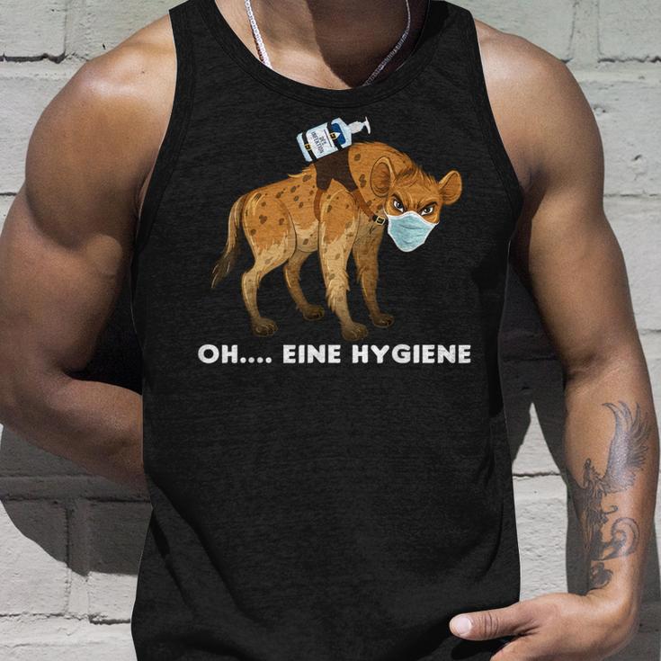 Hyäne Saying Mouth Guard Mask Tank Top Geschenke für Ihn