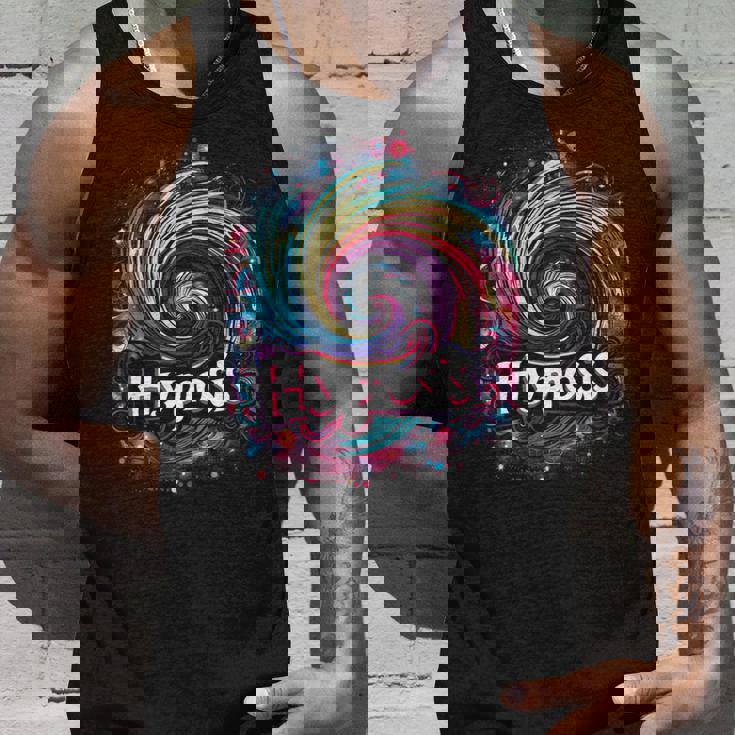 Hypnosis In Rainbow Colors With Cosmic Hallucinations Premium Tank Top Gifts for Him