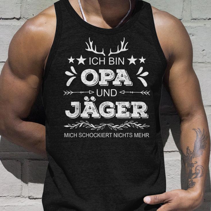 Ich Bin Opa Und Jäger Mich Hockiert Nichts Mehr Hagd I' Tank Top Geschenke für Ihn