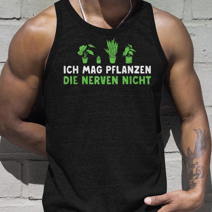 Ich Mag Pflanzen Die Nerven Nicht Hobbygärtnerin Tank Top Geschenke für Ihn