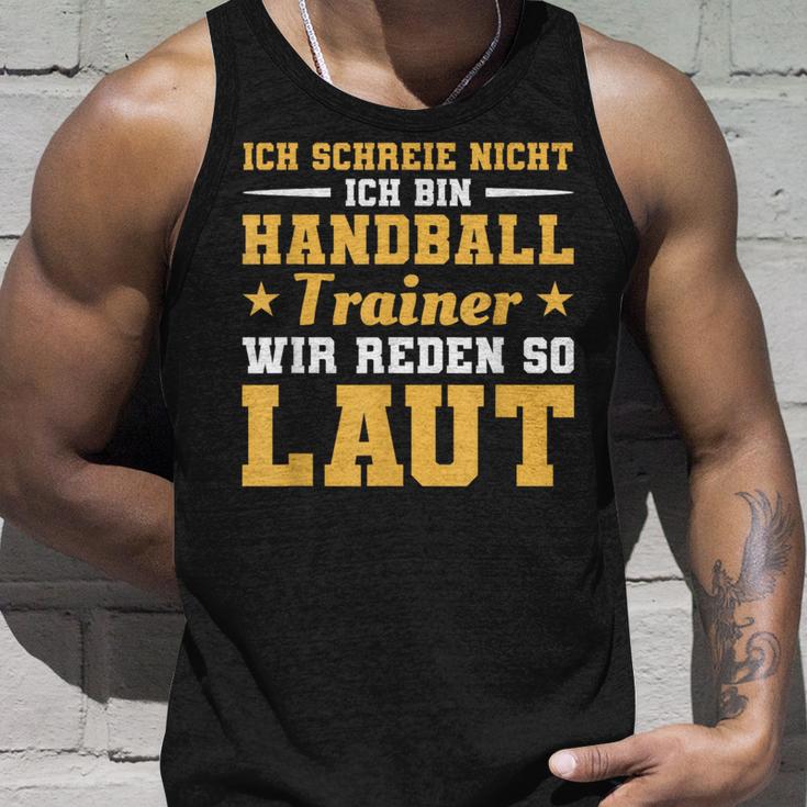 Ich Schreie Nicht Ich Bin Handball Trainer Tank Top Geschenke für Ihn