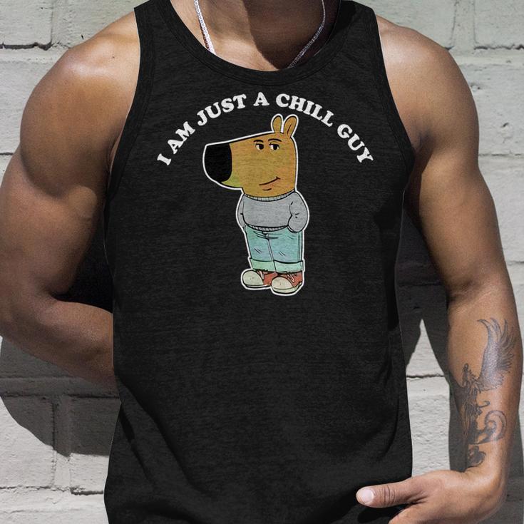 I'm Just A Chill Guy Meme Tank Top Geschenke für Ihn