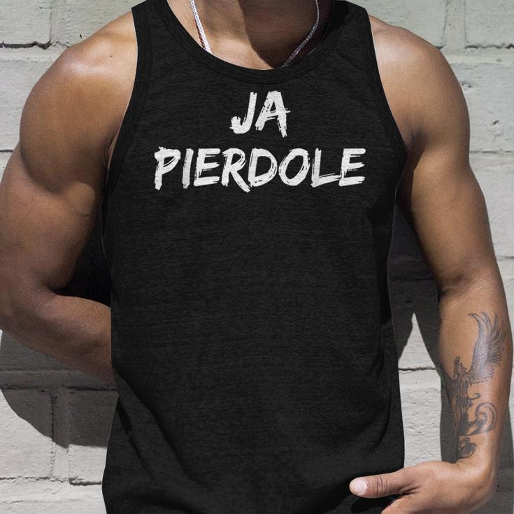 Ja Pierdole Polish Saying Kurwa Polska Poland Polski Pole Tank Top Geschenke für Ihn