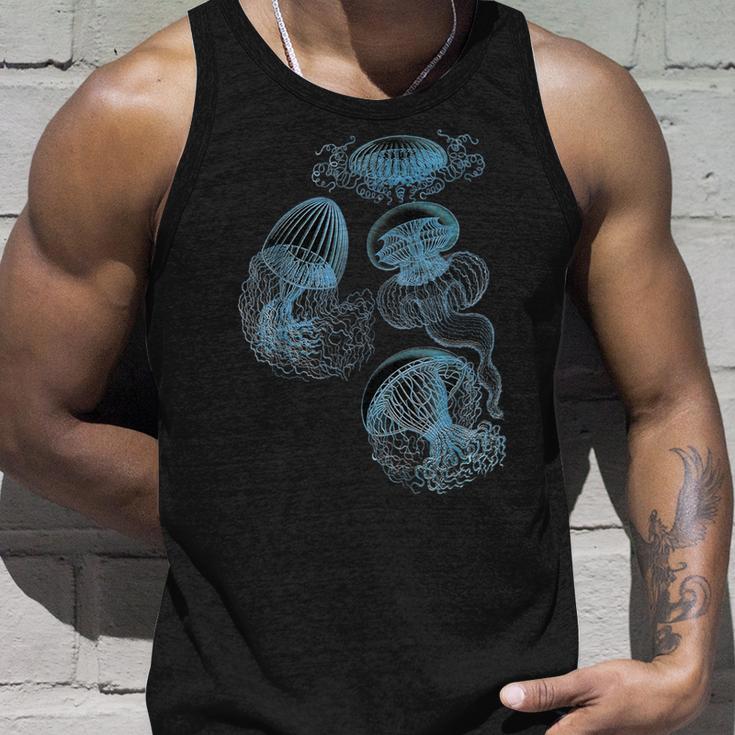 Jellyfish Ocean Lover Bioluminescent Sea Animals Tank Top Geschenke für Ihn