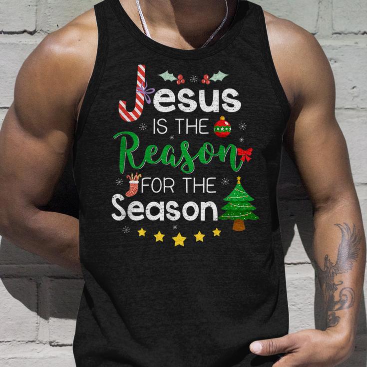 Jesus Is The Reason For The Season Christmas Xmas Tank Top Geschenke für Ihn