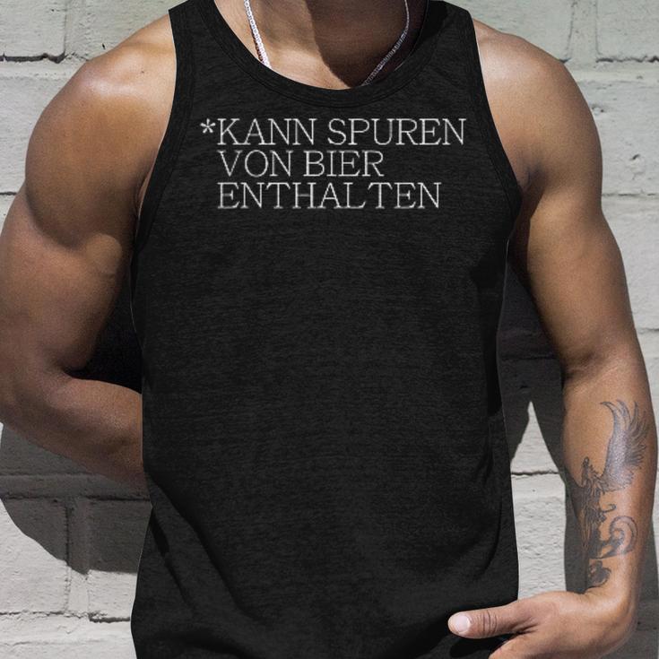 Kann Spurenon Bier Enthalten Drinking Saying Tank Top Geschenke für Ihn