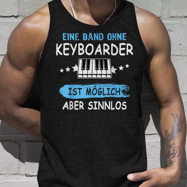 Keyboarder Musician Fun Sayings Music Piano Accessories Tank Top Geschenke für Ihn