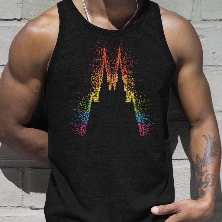 Kölner Dom Regenbogen Regenbogenfahne Pride Lgbtq Lesbisch Tank Top Geschenke für Ihn