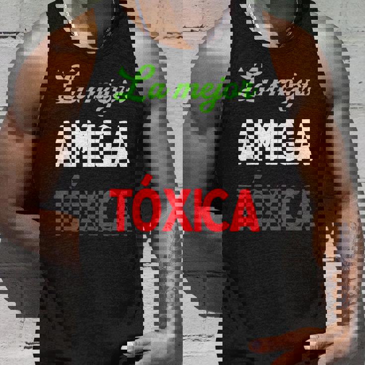 La Mejor Amiga Tóxica Español Divertido Para Latinas Enérgicas Camiseta sin mangas Regalos para él