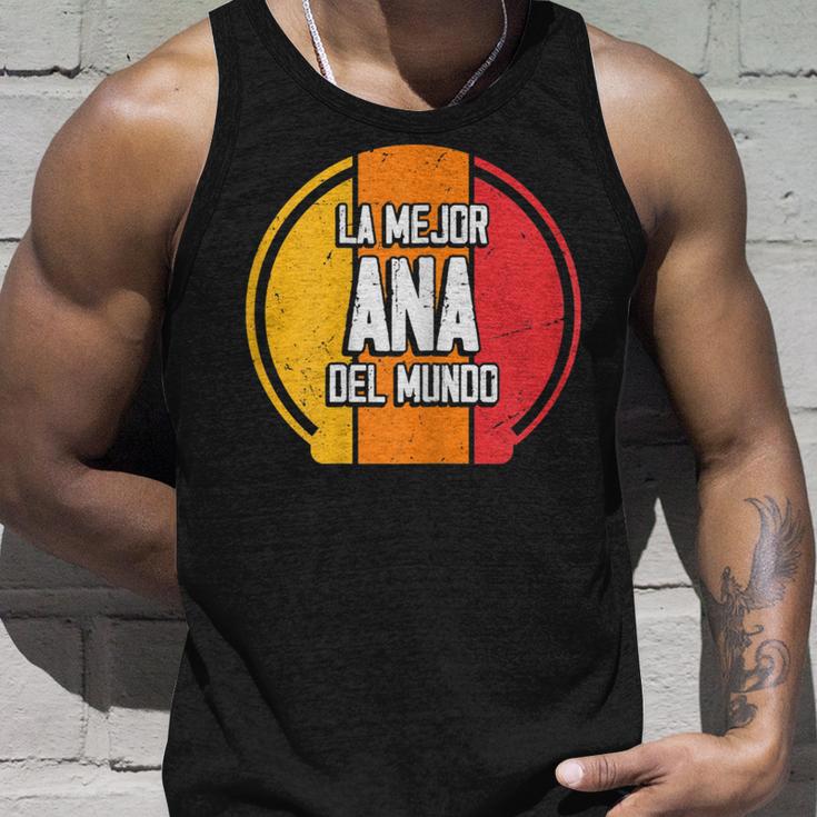 La Mejor Ana Del Mundo Divertido Nombre Ana Camiseta sin mangas Regalos para él
