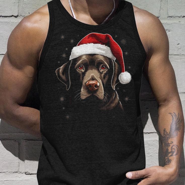 Labrador Dog Christmas Walking Dog Fan Tank Top Geschenke für Ihn