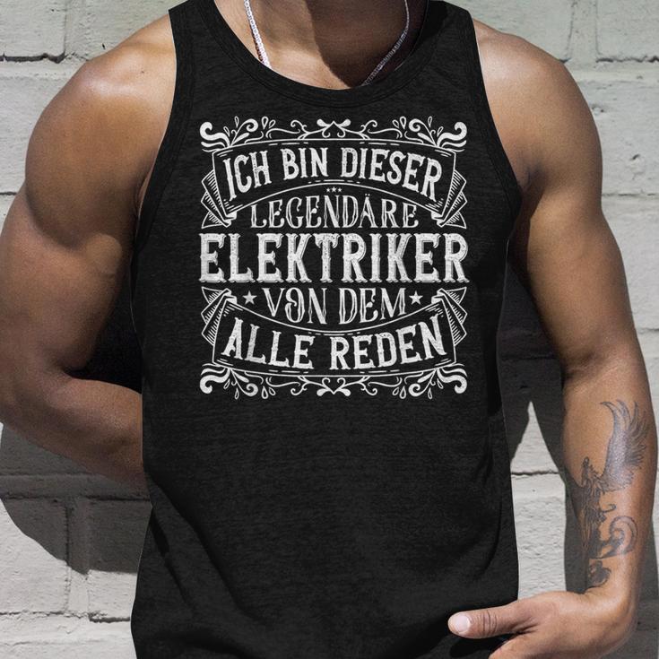 Legendary Electronician Work & Work Electrician Tank Top Geschenke für Ihn