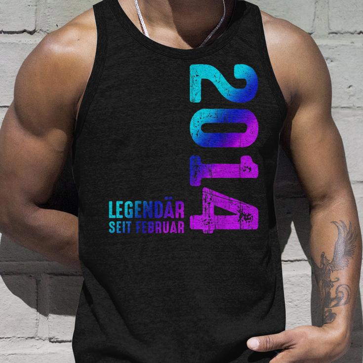 Legendary Since February 2014 Birthday Limited Edition Tank Top Geschenke für Ihn