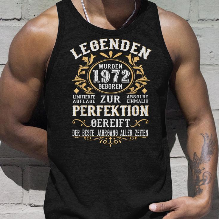 Legends 1972 Born intage 1972 Birthday Tank Top Geschenke für Ihn