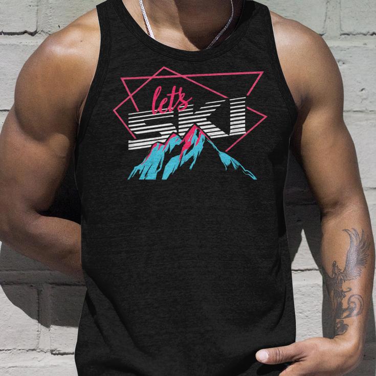 Let's Ski For A Skier Tank Top Geschenke für Ihn