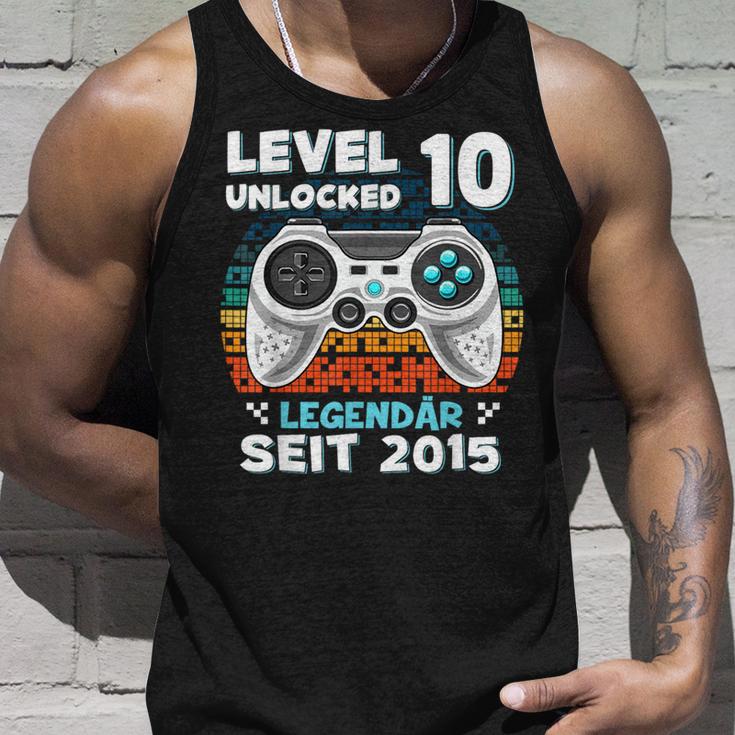 Level 10 Years Birthday Young Gamer 2015 Birthday Tank Top Geschenke für Ihn