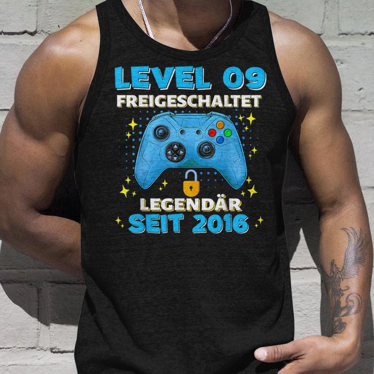 Level 9 Jahre Geburtstags Junge Gamer 2016 Geburtstag Tank Top Geschenke für Ihn