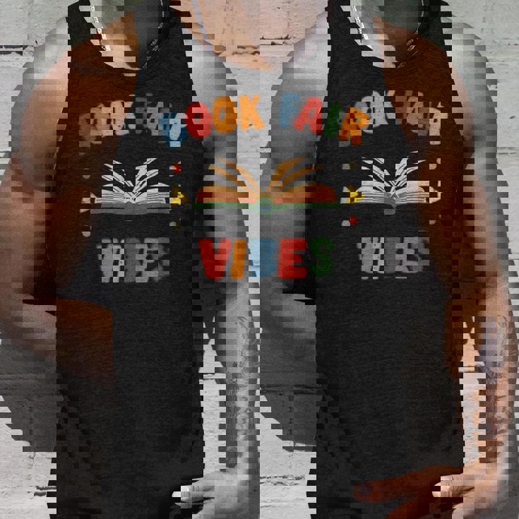 Library Book Fair Vibes Retro Reading Nostalgic Tank Top Gifts for Him