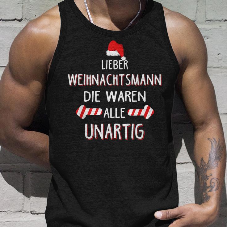 Lieber Weihnachtsmann Die Waren Alle Unartig Tank Top Geschenke für Ihn