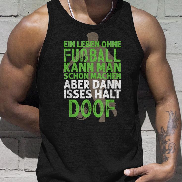 A Life Without Football Football Player Tank Top Geschenke für Ihn