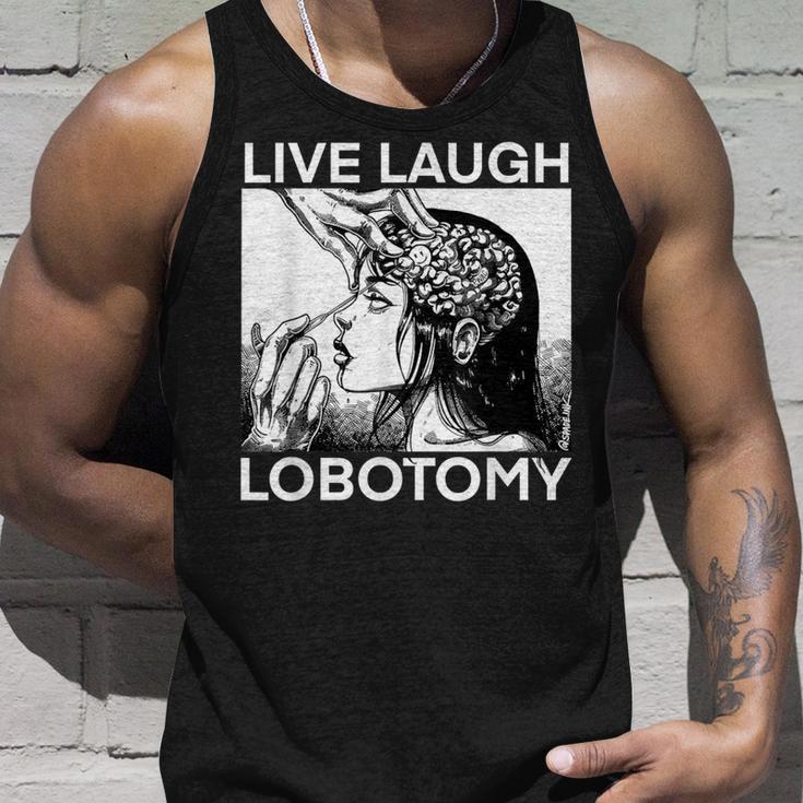 Live Laugh Lobotomy Spade Ink Tank Top Geschenke für Ihn