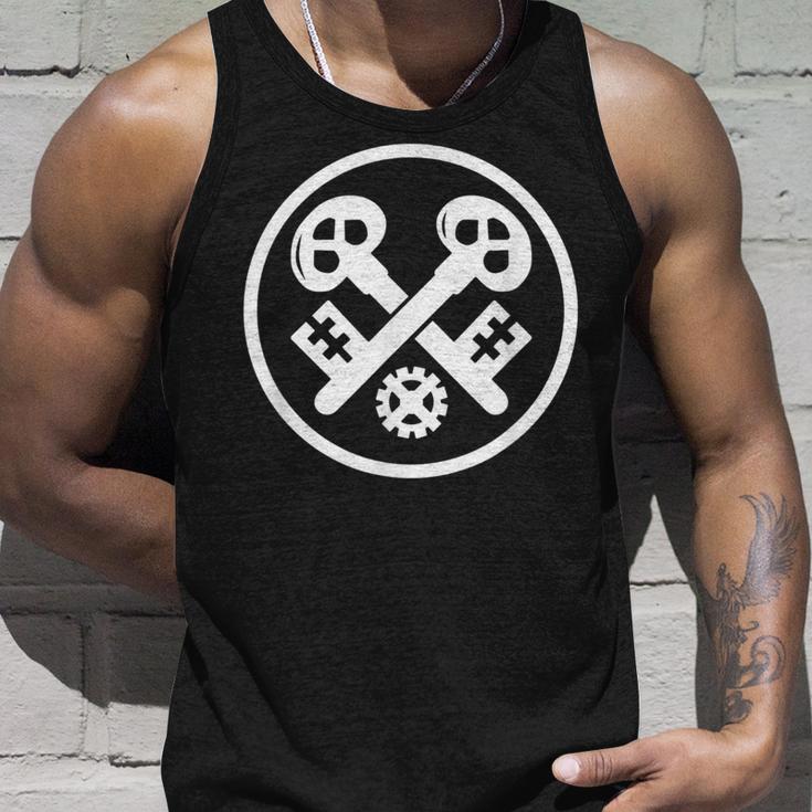 Locksmith Metal Builder Guild Sign Tank Top Geschenke für Ihn