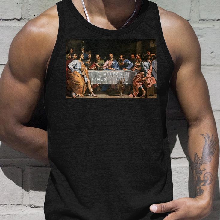 The Lord Jesus Christ With 12 Apostles On The Supper Of The Father S Tank Top Geschenke für Ihn