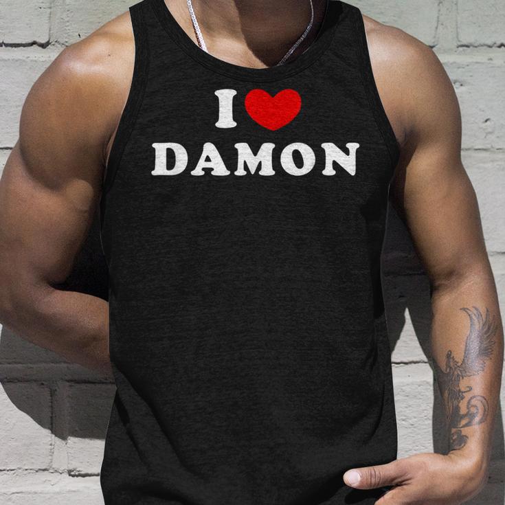 I Love Damon Tank Top Geschenke für Ihn