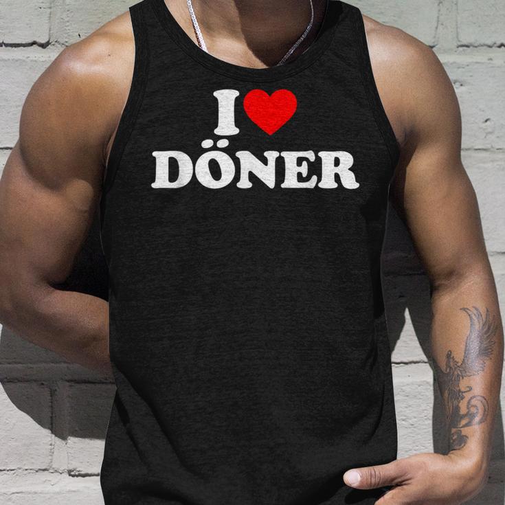 I Love Doner With I Love Doner Motif Tank Top Geschenke für Ihn