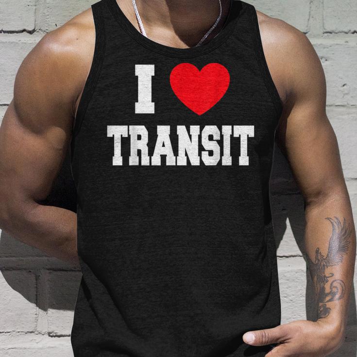 I Love Transit Tank Top Geschenke für Ihn