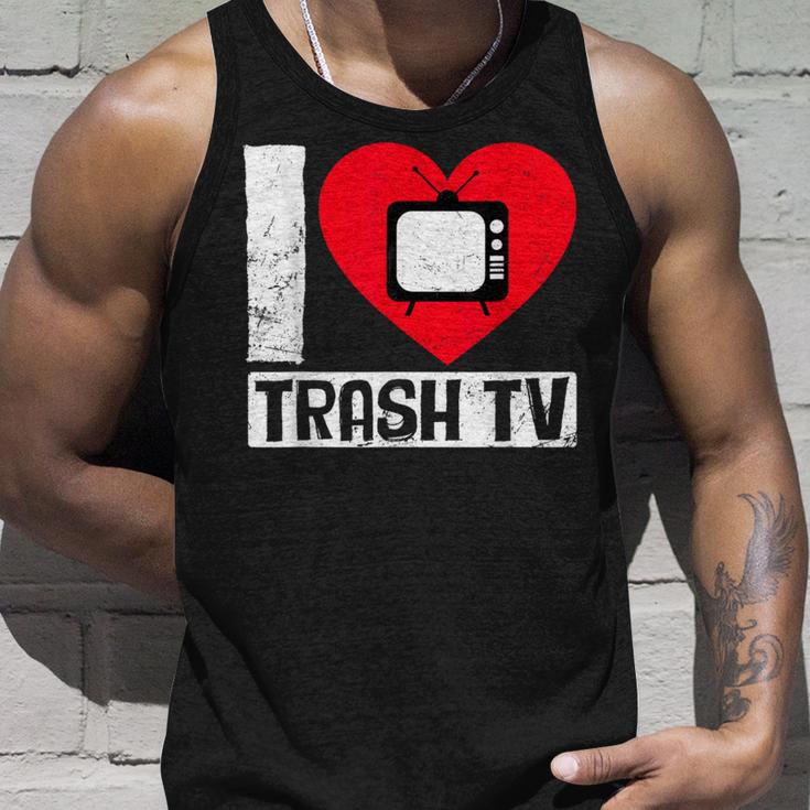 I Love Trash Tv Tv Binge Trash Tv Fan Tank Top Geschenke für Ihn