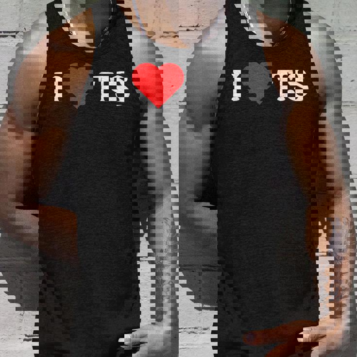I Love Ts I Heart Ts Y2k Aesthetic Red Heart Camiseta sin mangas Regalos para él