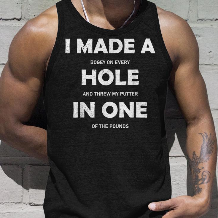 I Made A Hole In One Golf Player Court S Tank Top Geschenke für Ihn