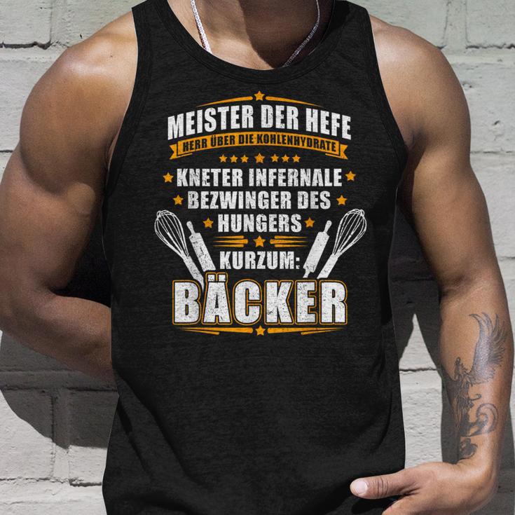 Master Of The Yeast And Mr Over The Carbohydrates Bakers Tank Top Geschenke für Ihn