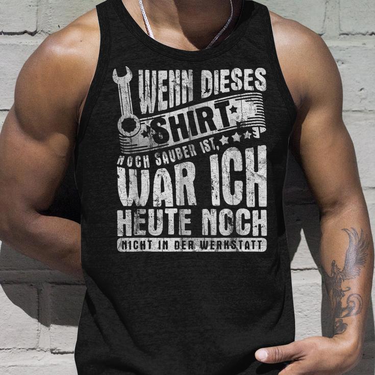 With Mechanic Car Wenn Dieser Noch Sauberist Ist Tank Top Geschenke für Ihn