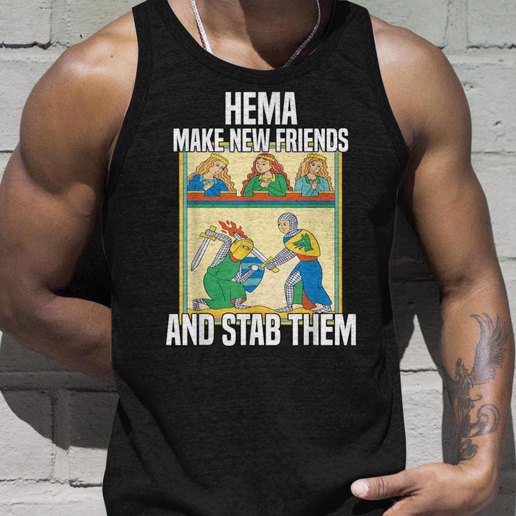 Medieval Sword Fighting Traditions And Tournaments Hema Tank Top Geschenke für Ihn