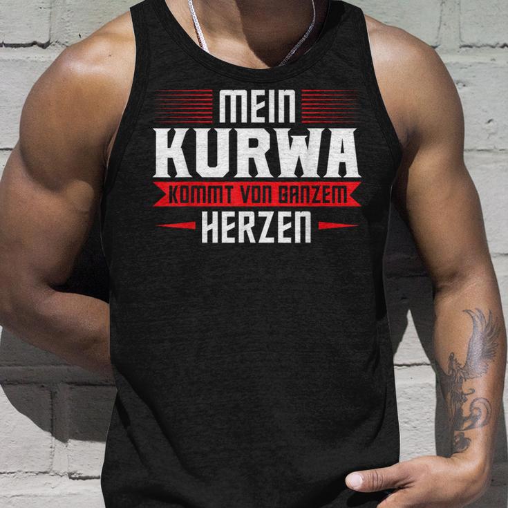 Mein Kurwa Kommton Ganzem Herz Polen Kurwa Tank Top Geschenke für Ihn