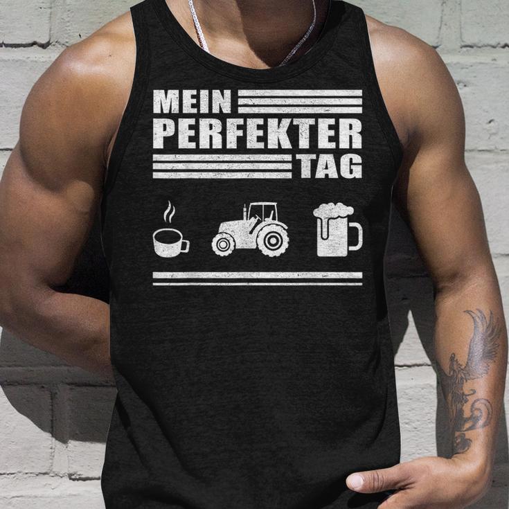 Mein Perfekt Tag Farmer Tank Top Geschenke für Ihn