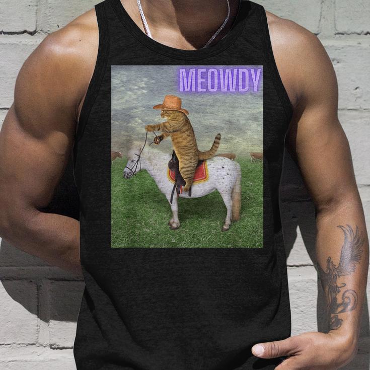 Meowdy Meme Cat And Pony Tank Top Geschenke für Ihn