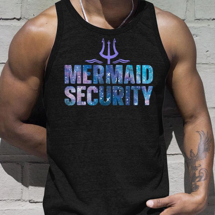 Mermaid Security Dad Mermaid Family Mermaid Squad Tank Top Geschenke für Ihn