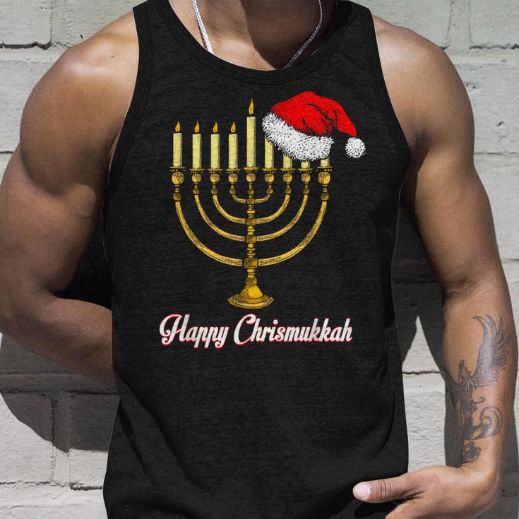 Merry Christmas Jewish Christmas Hanukkah Holiday Tank Top Geschenke für Ihn