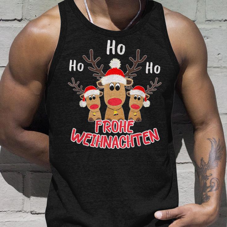 Merry Christmas Reindeer Ho Ho Ho Elk Christmas Tank Top Geschenke für Ihn